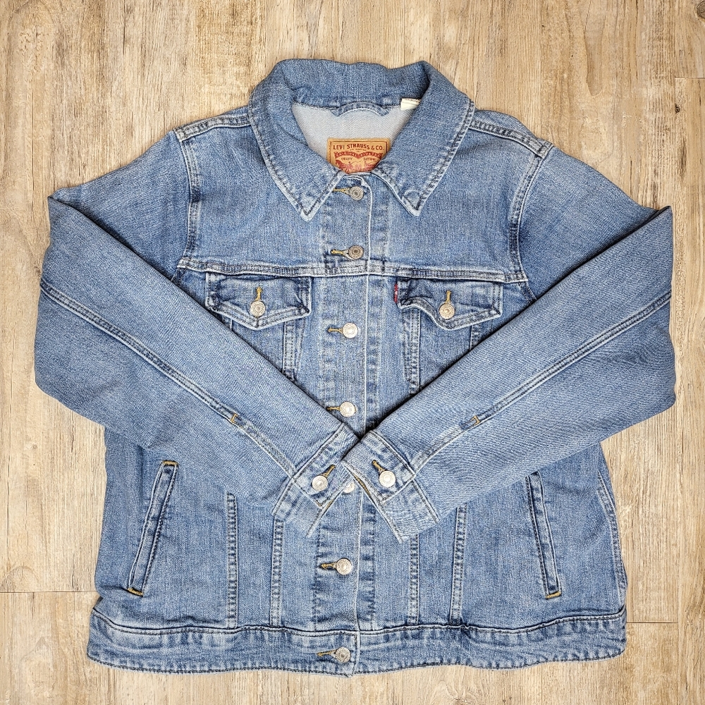 Women's Levi’s Ex-Boyfriend Trucker Denim Jacket Size 1X